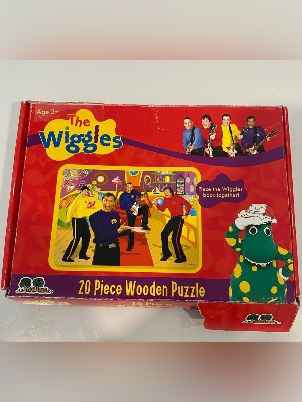 The Wiggles 20 Piece Wooden Puzzle Tree Toys 2008 Complete Preschool Kids Toy